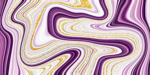 Golden and white, pink luxurious marble textured background. Abstract design, 4k wallpaper. 3d