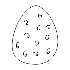 easter egg pattern hunting spring icon element