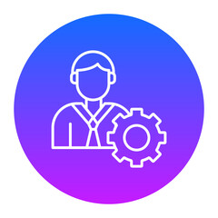 Obraz premium Business Ethics Icon of Human Resource iconset.