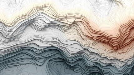 Obraz premium Technology abstract line background and light effect, technology-sense background material