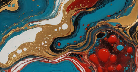 Marble surface with different colors and textures