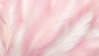 beautiful fluffy light pink feather pattern texture background