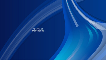 Dark blue vector rectangular background. Geometric background in square style with gradient