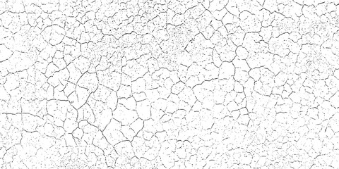 texture of the wall a black and white vector of a cracked wall cracked cracked texture background, texture crack texture soil fractured texture cracks mud limestone concrete texture clay dried dusty  - obrazy, fototapety, plakaty
