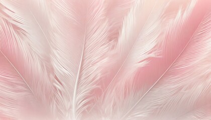 beautiful fluffy light pink feather pattern texture background