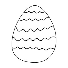 easter egg pattern hunting spring icon element