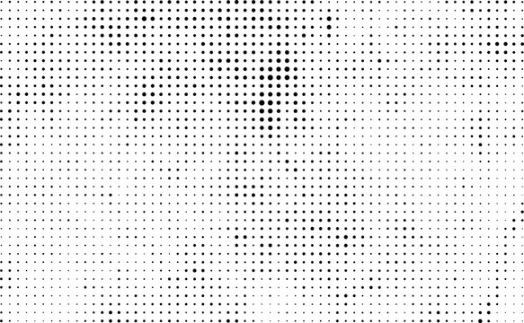 seamless knitted pattern with squares, halftone dot pattern background vector, a set of four different abstract dots patterns,   a black and white drawing gradient dots effect, grunge effect 