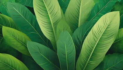 tropical leaves texture abstract nature leaf green texture background picture can used wallpaper desktop - obrazy, fototapety, plakaty