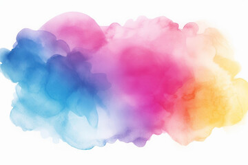 abstract watercolor hand drawn watercolor background, watercolor colorful background. . rainbow watercolor with clouds	
