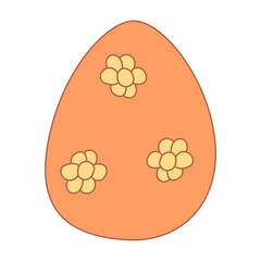 easter egg pattern hunting spring icon element