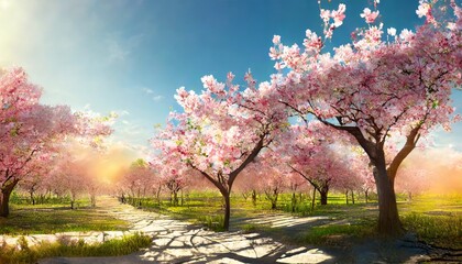 blossom in spring generative ai