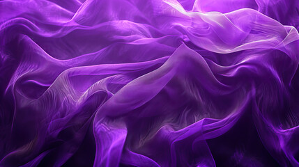 Fototapeta premium Violet Veil: A Deep Purple Background with Veil-like Textures and Mysterious Shadows, Conjuring a Sense of Intrigue