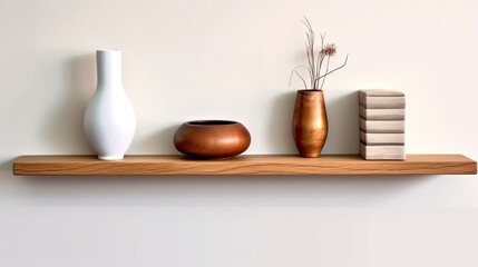 simple, minimalist and unique wall decoration made of wood
