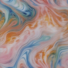 Fototapeta premium Pastel Fire pattern on marble. 