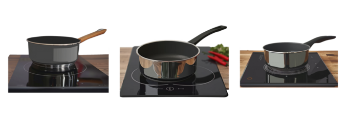 sauce pan on induction stove