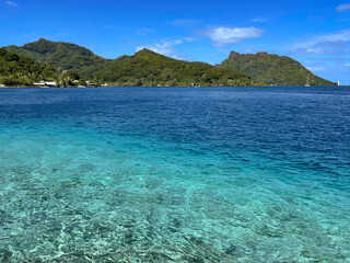 Huahine's lagoon, French Polynesia