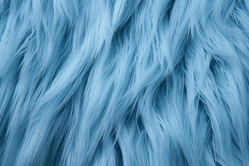Obraz premium A close up of a blue fur suitable for use in backgrounds, fashion design, textiles, and creative projects requiring a soft and luxurious texture.