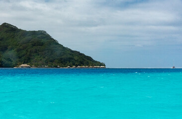 Fototapeta premium Huahine's lagoon, French Polynesia