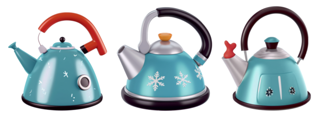winter icon with teapot