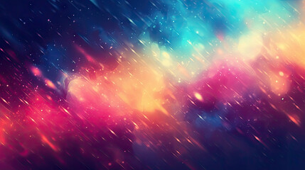 A close-up of a blurry background with red and blue light. Suitable for use as a backdrop in music videos, club promotions, or abstract design projects.