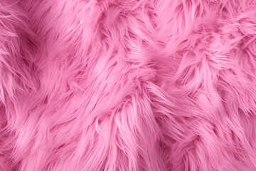 Obraz premium A close up of a pink fur suitable for use in backgrounds, fashion design, textiles, and creative projects requiring a soft and luxurious texture.