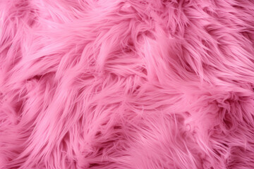 Fototapeta premium A close up of a pink fur suitable for use in backgrounds, fashion design, textiles, and creative projects requiring a soft and luxurious texture.