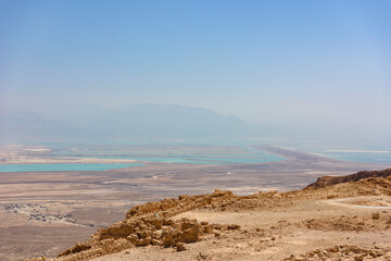 Fototapeta na wymiar Masada National Park, Israel, Middle East, Ancient Ruins