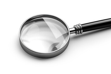 office document magnifier isolated on transparent background, png