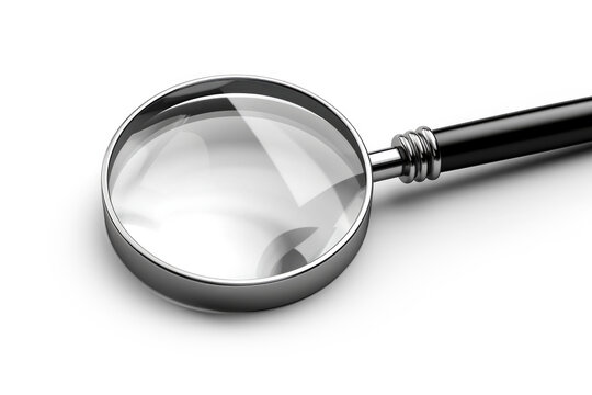 office document magnifier isolated on transparent background, png