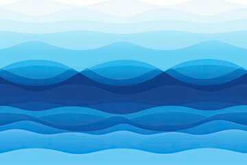 blue wave pattern background.A serene blue ocean with gentle waves against a clean white background. Perfect for beach-themed designs, travel brochures, wellness promotions, and calming meditation