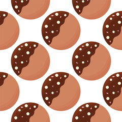 donut color day chocolate cream food pattern