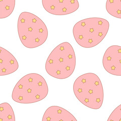 easter egg pattern hunting spring pattern textile