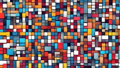 Fototapeta premium abstract background with squares