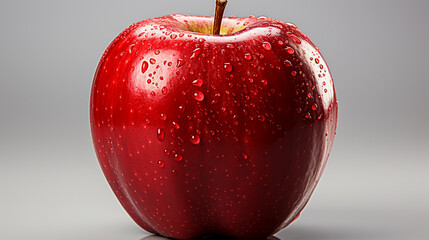 A Hyper-Realistic Apple Portrait in UHD
