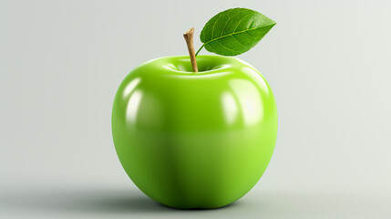 A Hyper-Realistic Apple Portrait in UHD