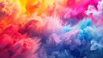 Fototapeta na wymiar colorful Wallpaper, Realistic, HD - generative ai