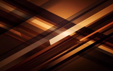 Modern hipster futuristic graphic abstract background. Brown background with stripes. generative ai