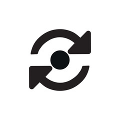 Arrow icon. Vector Formats. Rotate icon