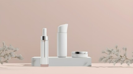 Cosmetic product mockup