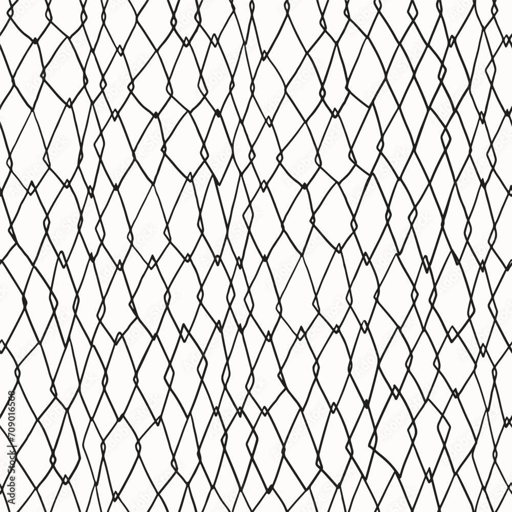 Poster seamless abstract hand drawn pattern