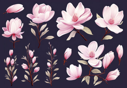 Seamless Floral Blossom Wallpaper â€“ Vintage Garden Beauty