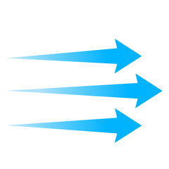 Air flow arrow vektor Illustration
