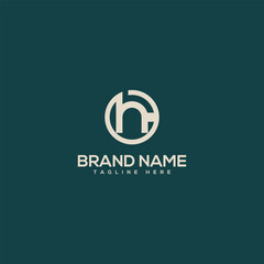 Obraz premium Monogram professional unique letter CN NC logo design template. Initials Business logo.