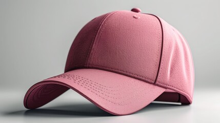 pink cap on white