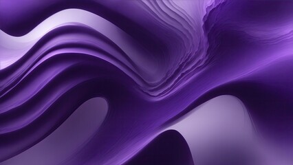 Purple 3D waves abstract Background