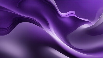 Fototapeta premium Purple 3D waves abstract Background