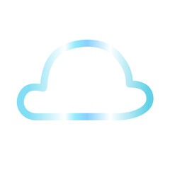 Cloud gradien icon 