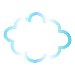 Cloud gradien icon 
