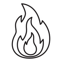 Fire line icon.