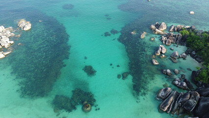 Beach view taken from the top